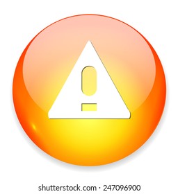 Exclamation danger sign icon