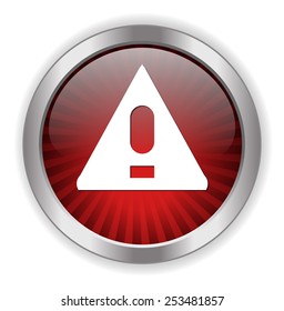 Exclamation danger sign icon