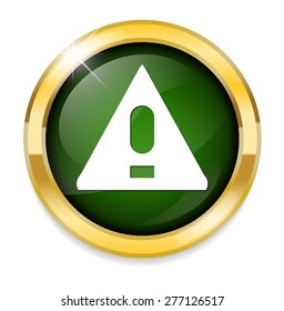 Exclamation danger sign icon