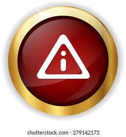 Exclamation danger sign icon