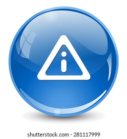 Exclamation danger sign icon