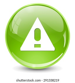 Exclamation danger sign icon