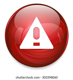 Exclamation danger sign icon