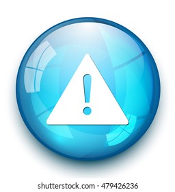 Exclamation danger sign icon