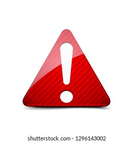Exclamation Danger sign illustration