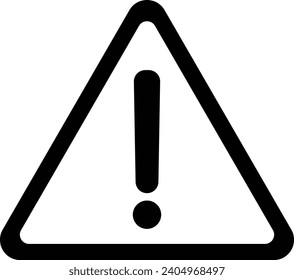 exclamation danger sign vector eps 10