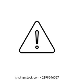Exclamation danger sign for web and mobile app. attention sign and symbol. Hazard warning attention sign