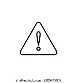 Exclamation danger sign for web and mobile app. attention sign and symbol. Hazard warning attention sign