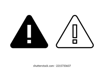 Signo de peligro de exclamación para web y aplicación móvil. signo de atención y símbolo. Signo de atención de aviso de peligro