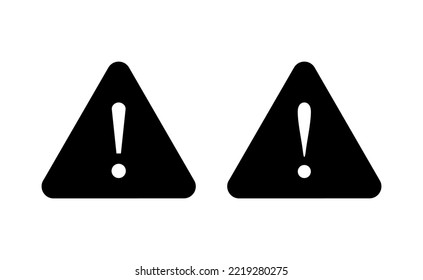 Exclamation danger sign for web and mobile app. attention sign and symbol. Hazard warning attention sign