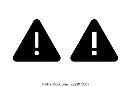Exclamation danger sign for web and mobile app. attention sign and symbol. Hazard warning attention sign