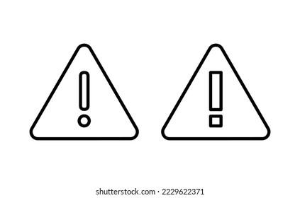 Signo de peligro de exclamación para web y aplicación móvil. signo de atención y símbolo. Signo de atención de aviso de peligro
