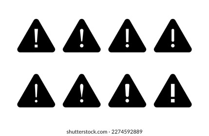Signo de peligro de exclamación para web y aplicación móvil. signo de atención y símbolo. Signo de atención de aviso de peligro