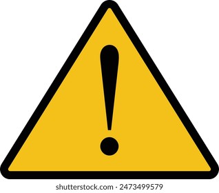 exclamación peligro señal de advertencia Vector