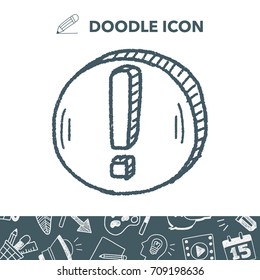 exclamation doodle