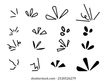 exclamation, emphasis message icon, emphasis sign hand drawn