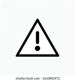 Exclamation Icon. Alert, Warning Illustration. Applied as Trendy Symbol for Design Elements, Websites, Presentation and Application - Vector.
