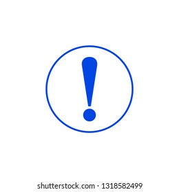 Exclamation icon in circle