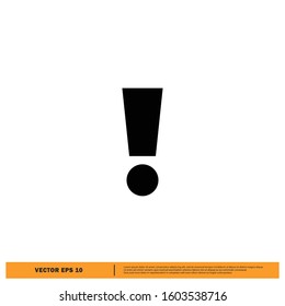 exclamation icon sign design element 