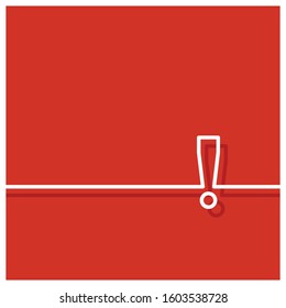 exclamation icon sign design element 