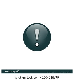 exclamation icon sign design element 
