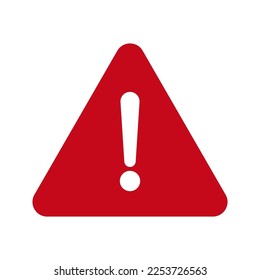 Exclamation icon. sign for mobile concept and web design. vector illustration	