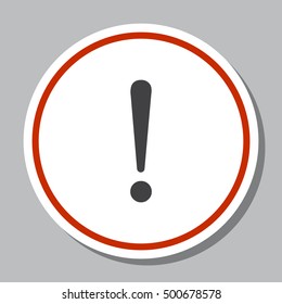 Exclamation Icon Vector
