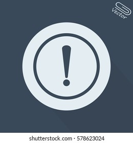 Exclamation Icon Vector.