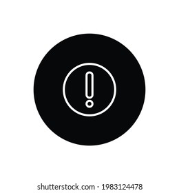 Vector de icono de exclamación. Señal de atención
