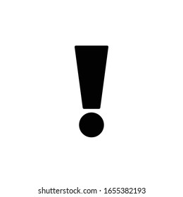 ilustración vectorial de icono de exclamación