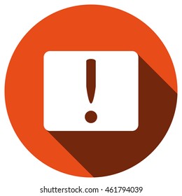 exclamation Icon , vector, icon flat