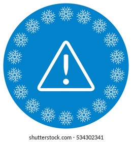 Exclamation Icon Vector flat design style