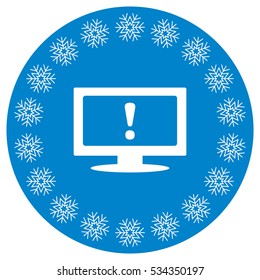 Exclamation Icon Vector flat design style