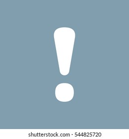 Exclamation Icon Vector flat design style