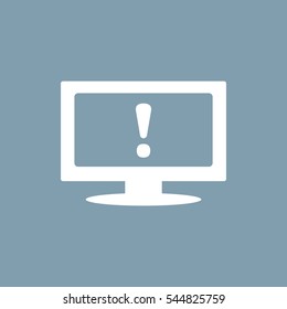 Exclamation Icon Vector flat design style