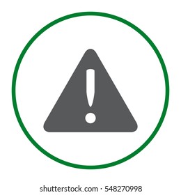 Exclamation Icon Vector flat design style