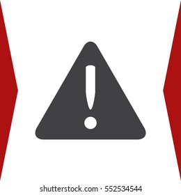Exclamation Icon Vector flat design style