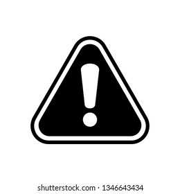 Exclamation Icon Vector Illustration Logo Template