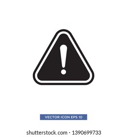 exclamation icon vector illustration template