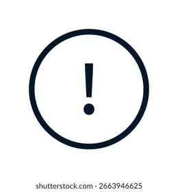 Ausrufezeichen, Vektorlogo, Illustration, Form, Design, UX UI-Symbol, bearbeitbare EPS