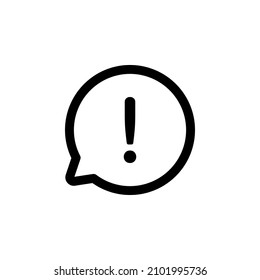 exclamation ,icon vector . Warning symbol flat design