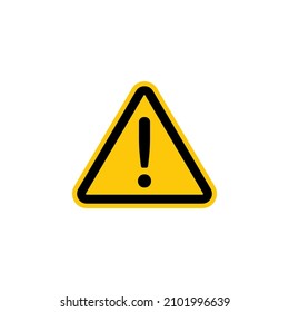 exclamation ,icon vector . Warning symbol flat design
