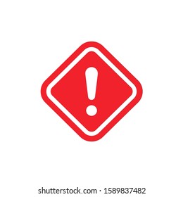 Ícone de exclamação. Símbolo de aviso. Sinal de cuidado. Ícone de aviso de perigo. Sinal de risco. Informação. Sinal de alarme de perigo. Aviso de perigo - ícone de vetor. Mensagem de erro. Sinal de alerta. Alarme 
