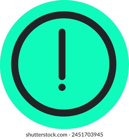 Exclamation mark advice warning sign logo icon symbol