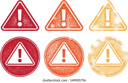 Exclamation Mark Alert Icons