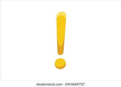 Exclamation Mark Decor Sticker Design