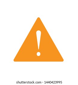 Exclamation Mark Hazard Warning Icon Vector Design Symbol Illustration
