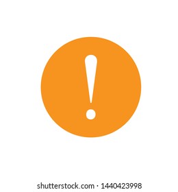 Exclamation Mark Hazard Warning Icon Vector Design Symbol Illustration