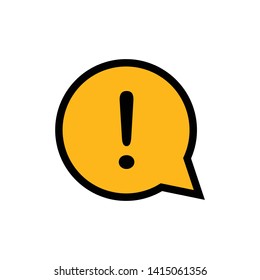 Exclamation Mark Hazard Warning Symbol Icon Vector Design Illustration