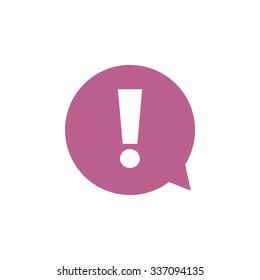  Exclamation mark.  Exclamation mark. Hazard warning symbol. Flat design style. Vector EPS 10.